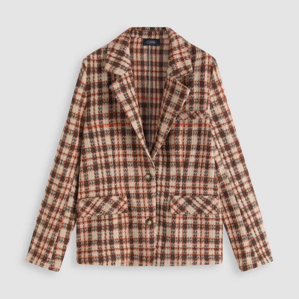 Plaid Blazer